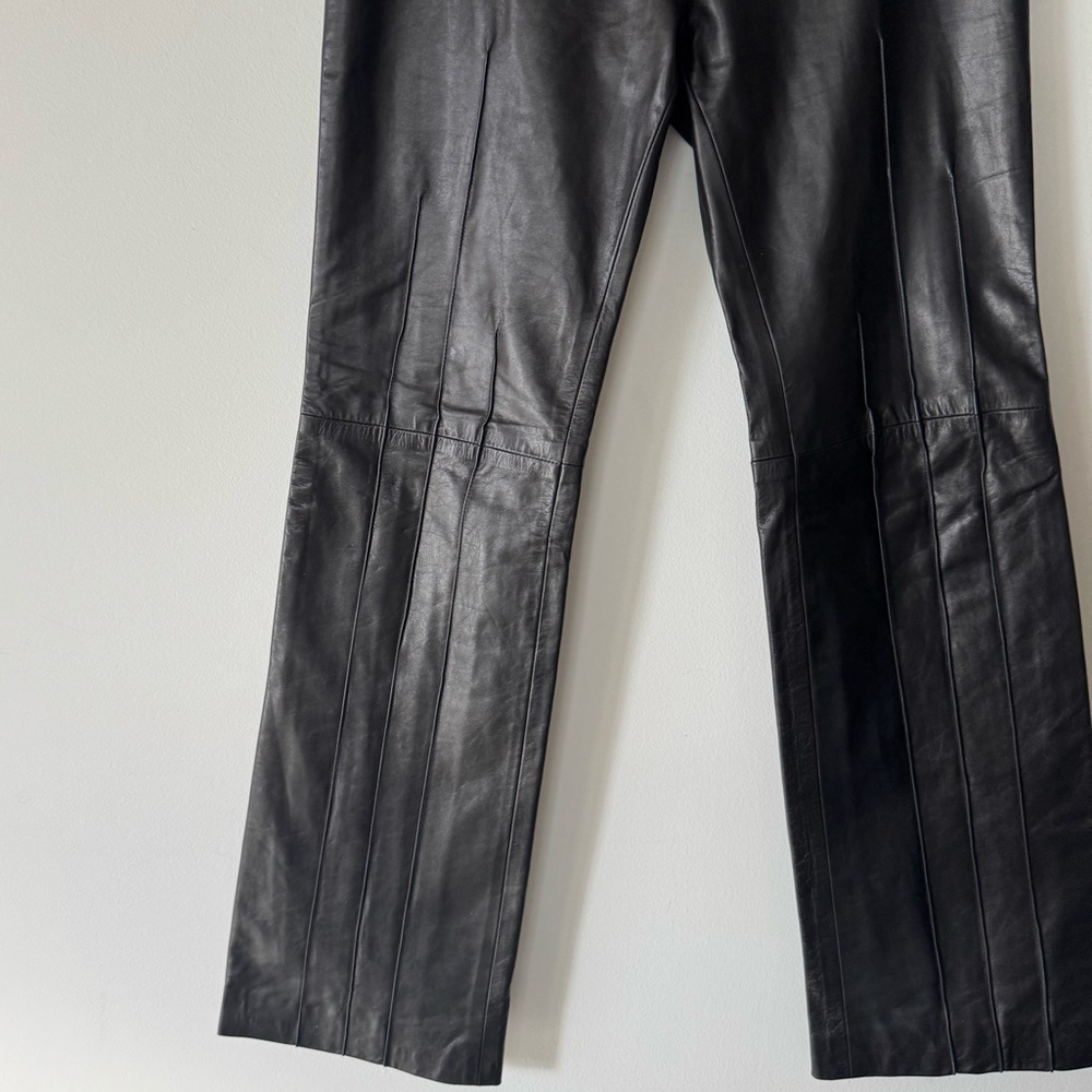 Rudsak Black Genuine Leather Pants — Size 6 - Picture 7 of 17
